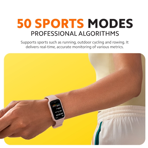 Смарт гривна Xiaomi Smart Band 9 Active Beige, Розов