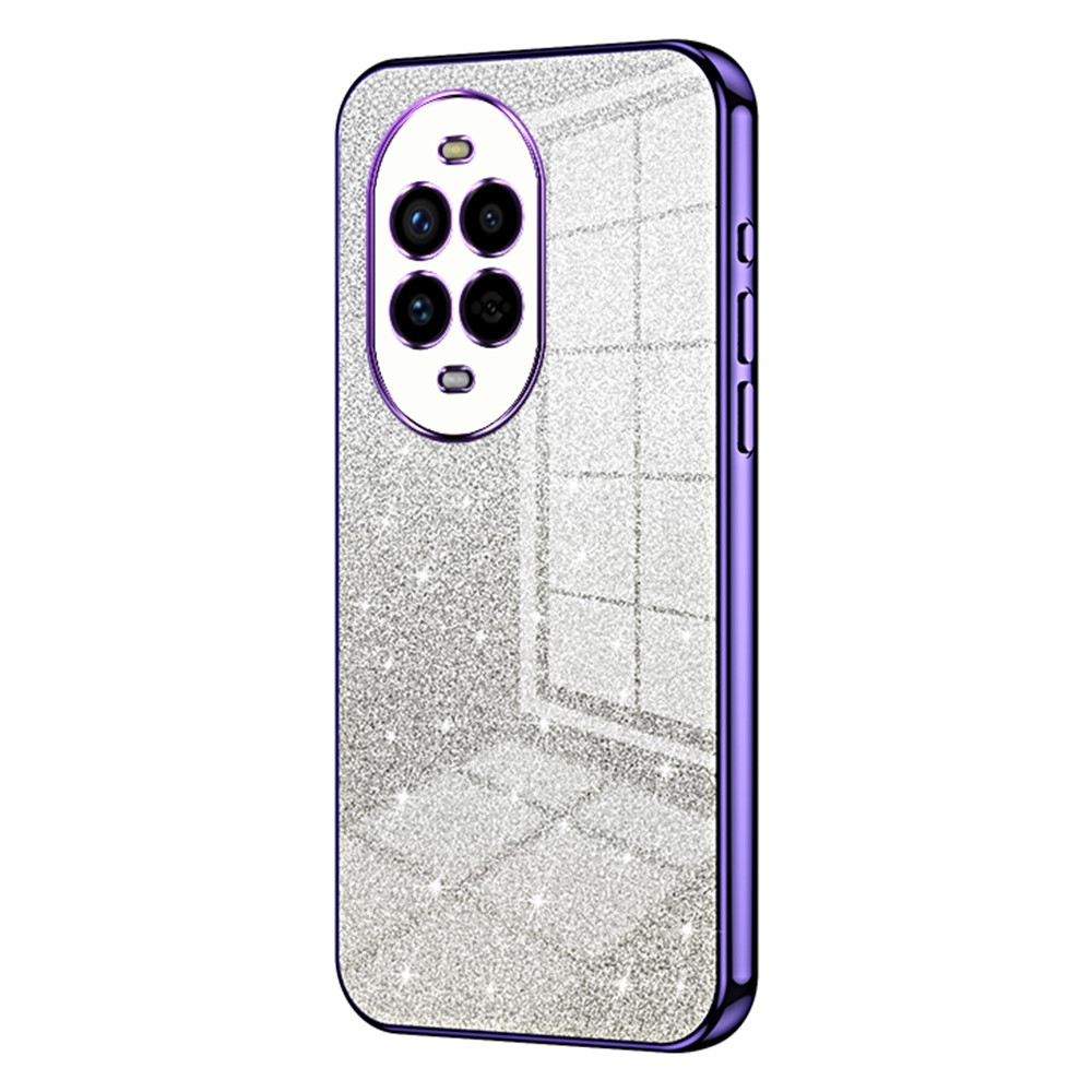 Силиконов калъф Electroplating Glitter за Huawei Nova 13 Pro 5G, Лилав