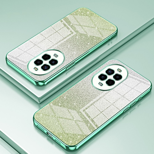 Силиконов калъф Electroplating Glitter за Huawei Nova 13 Pro 5G, Зелен