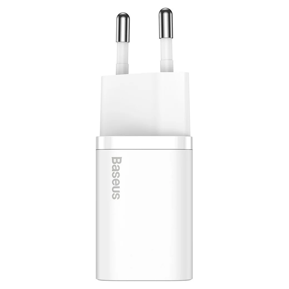 Зарядно BASEUS Super Si, 220V 20W, 1C, USB-C, CCSUP-B02, Бял