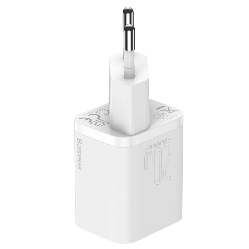Зарядно BASEUS Super Si, 220V 20W, 1C, USB-C, CCSUP-B02, Бял