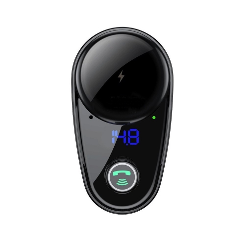 Трансмитер BASEUS MP3 Wireless 12W, QC, 2.4A, 2xUSB-A, 12V Socket, T typed Locomotive S- CCHC000001