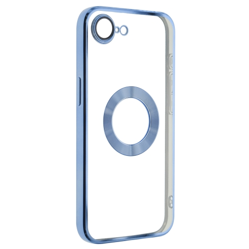 Силиконов калъф Glam за iPhone 16e/17e, Син