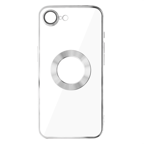 Силиконов калъф Glam за iPhone 16e/17e, Сребрист