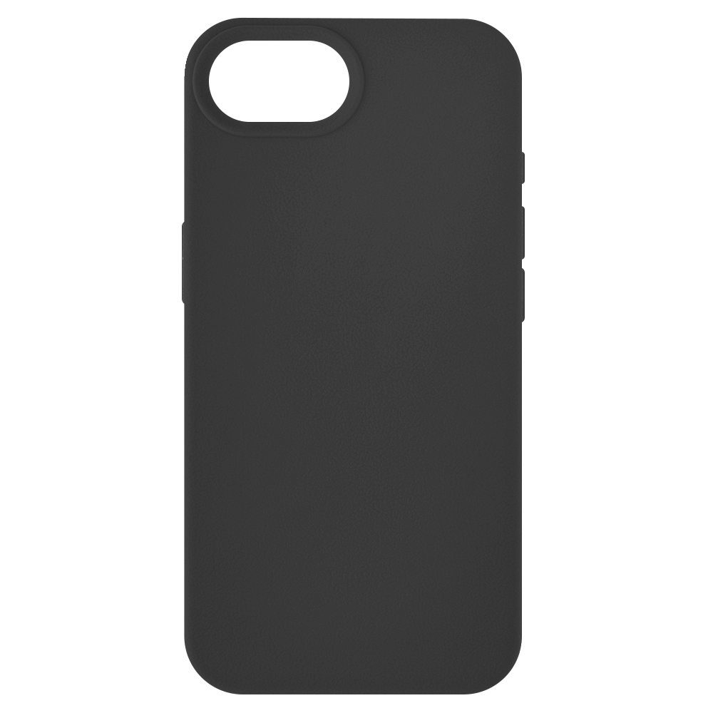 Силиконов калъф SKIN за iPhone 16e/17e, Черен