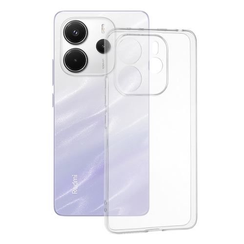 Силиконов калъф Techsuit Clear за Xiaomi Redmi Note 14 5G, Прозрачен