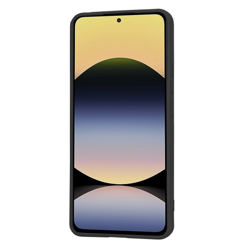 Силиконов калъф Techsuit SoftFlex за Xiaomi Redmi Note 14 5G, Черен