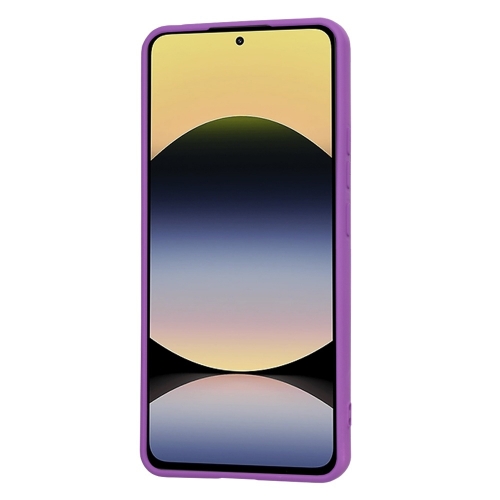 Силиконов калъф Techsuit SoftFlex за Xiaomi Redmi Note 14 5G, Лилав