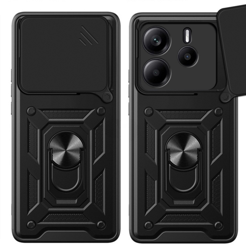Удароустойчив калъф Techsuit CamShield за Xiaomi Redmi Note 14 4G, Черен