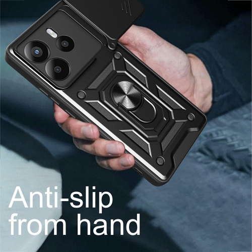 Удароустойчив калъф Techsuit CamShield за Xiaomi Redmi Note 14 4G, Черен