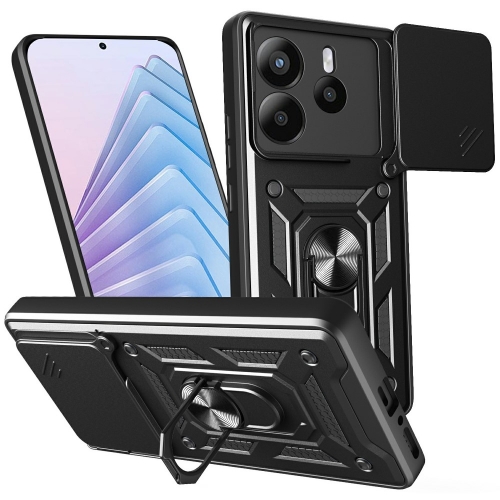 Удароустойчив калъф Techsuit CamShield за Xiaomi Redmi Note 14 4G, Черен