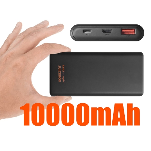 Външна батерия Leki by cph Juicebox 10000mAh, Черен