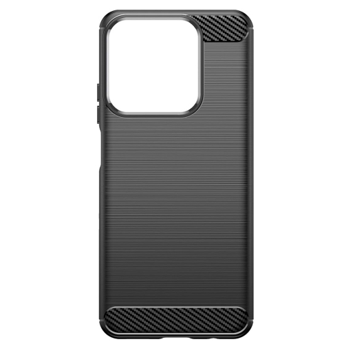 Силиконов калъф Carbon за Realme Note 60, Черен