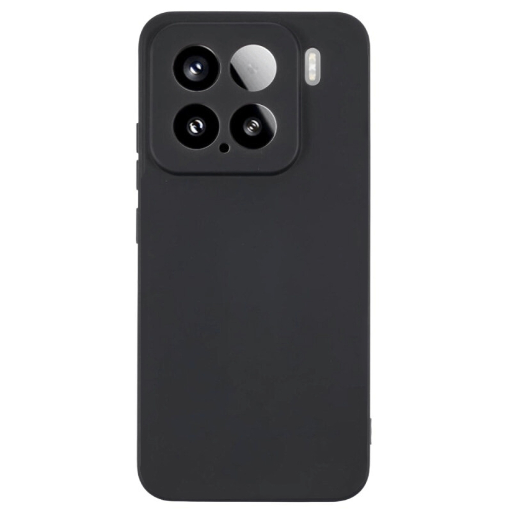 Силиконов калъф Matte за Xiaomi 15 5G, Черен