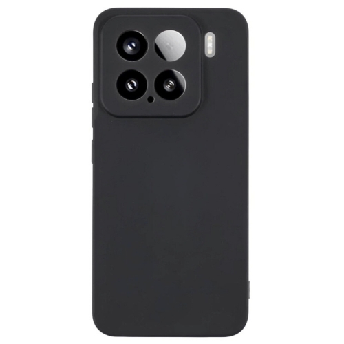 Силиконов калъф Matte за Xiaomi 15 5G, Черен