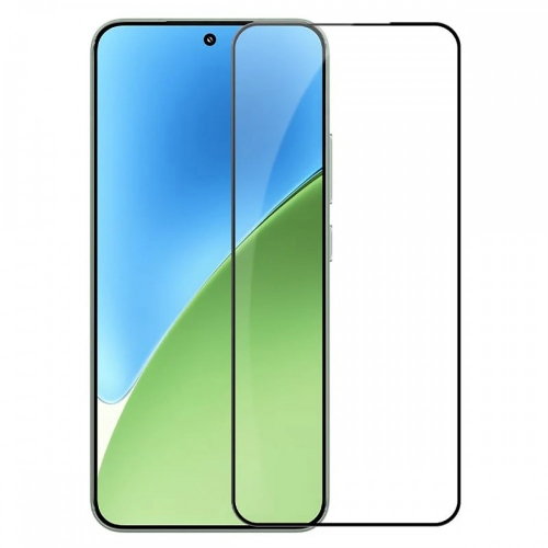 Стъклен протектор 6D Pro Full Glue за Xiaomi 15 5G, Черен