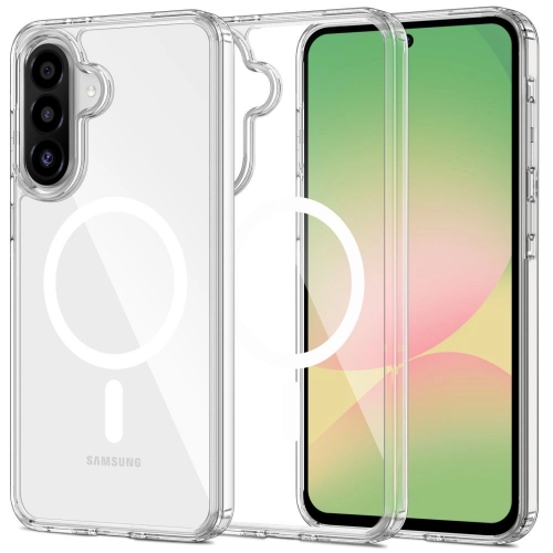 Удароустойчив калъф Mag Cover MagSF за Samsung Galaxy A56 5G, Прозрачен