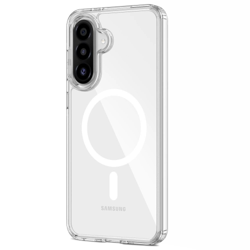 Удароустойчив калъф Mag Cover MagSF за Samsung Galaxy A56 5G, Прозрачен