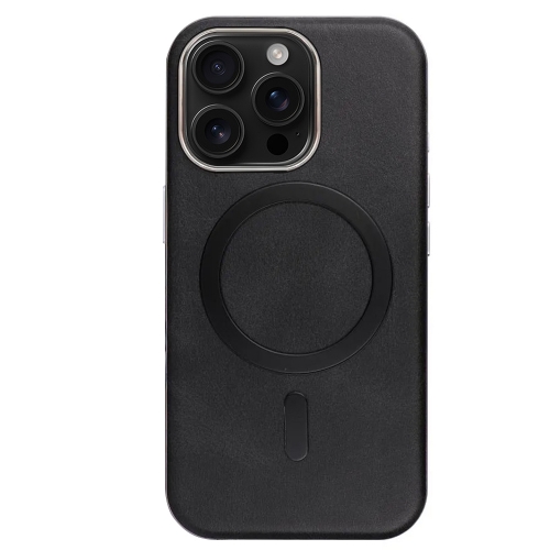 Удароустойчив калъф Gentleman Mag Cover за iPhone 16 Pro Max, Черен