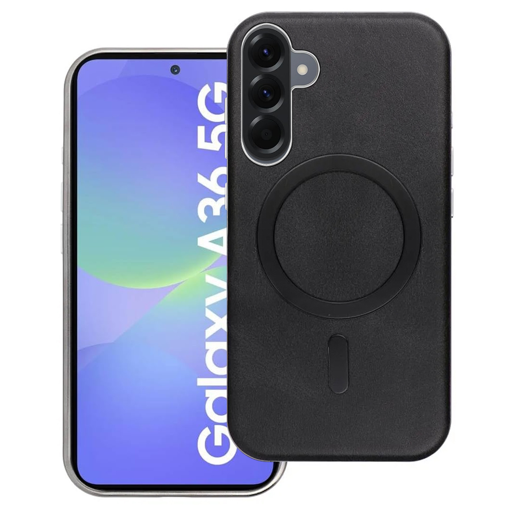 Удароустойчив калъф Gentleman Mag Cover за Samsung Galaxy A36 5G / A37 5G, Черен