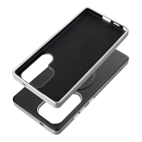 Удароустойчив калъф Gentleman Mag Cover за Samsung Galaxy S25 Ultra, Черен