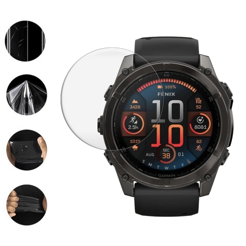 Хидрогел протектор за часовник Garmin Fenix 8, 51mm