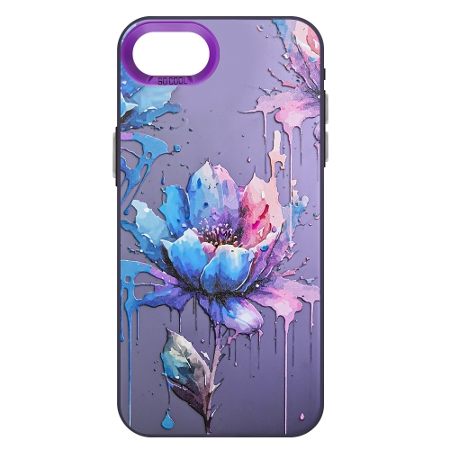 Удароустойчив калъф SOCOOL за iPhone 16e/17e, Цвете