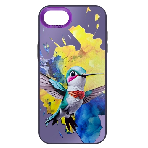 Удароустойчив калъф SOCOOL за iPhone 16e/17e, Птиче