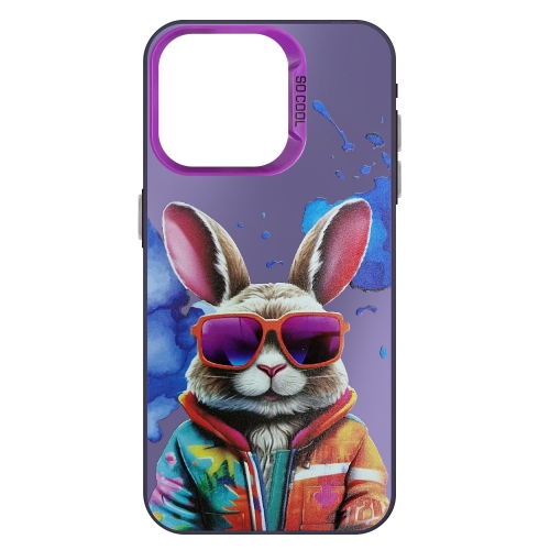 Удароустойчив калъф SOCOOL за iPhone 16 Pro, Заек