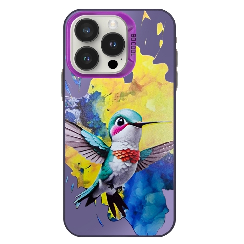 Удароустойчив калъф SOCOOL за iPhone 16 Pro, Птиче