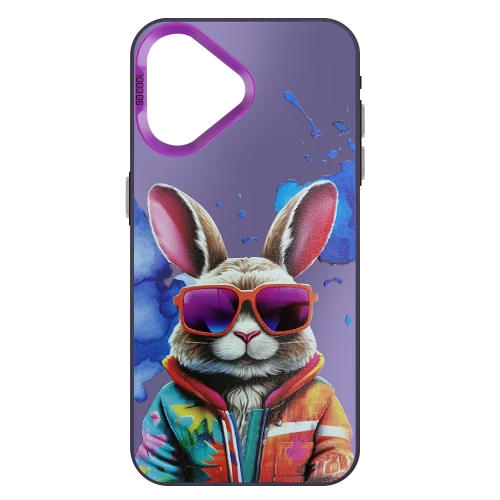 Удароустойчив калъф SOCOOL за iPhone 16, Заек