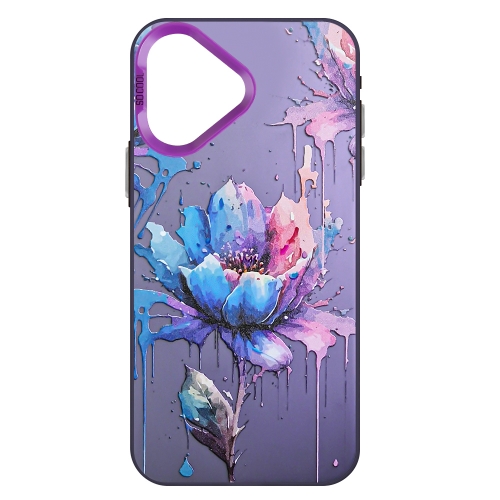 Удароустойчив калъф SOCOOL за iPhone 16, Цвете