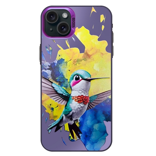 Удароустойчив калъф SOCOOL за iPhone 15, Птичка