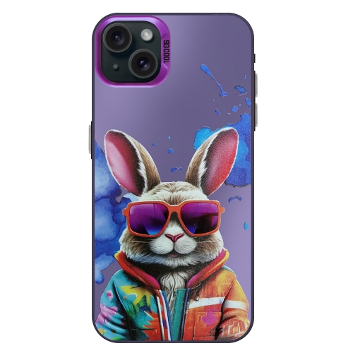 Удароустойчив калъф SOCOOL за iPhone 13 и iPhone 14, Заек