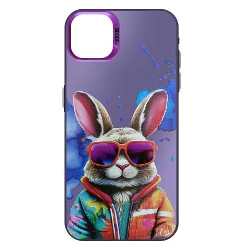 Удароустойчив калъф SOCOOL за iPhone 13 и iPhone 14, Заек