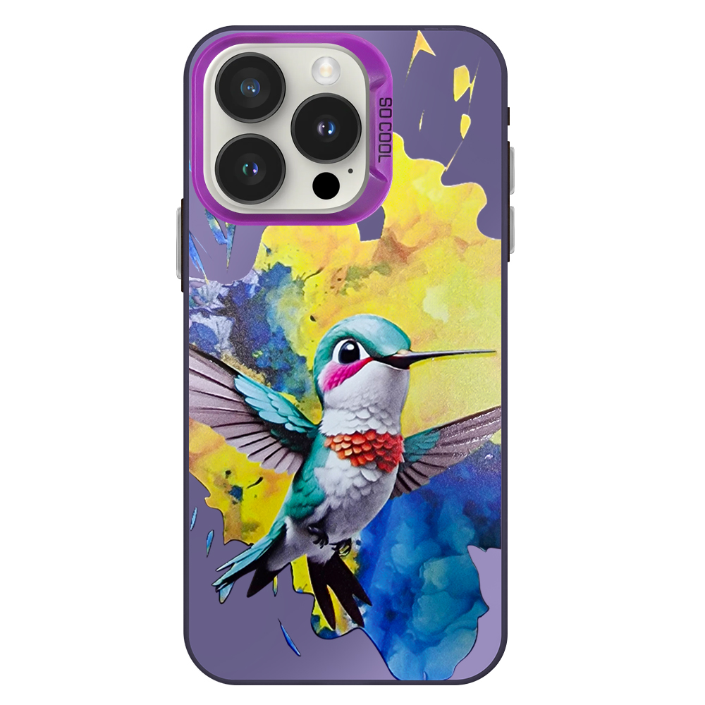 Удароустойчив калъф SOCOOL за iPhone 13 Pro, Птичка
