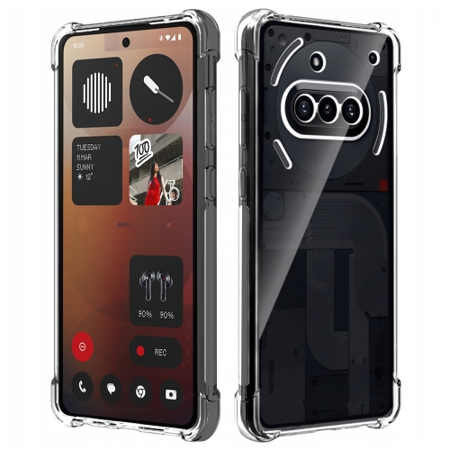 Силиконов калъф Techsuit Shockproof за Nothing Phone 3a, Прозрачен