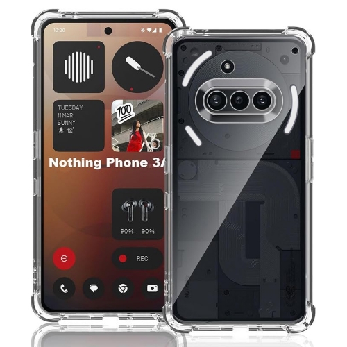 Силиконов калъф Techsuit Shockproof за Nothing Phone 3a, Прозрачен