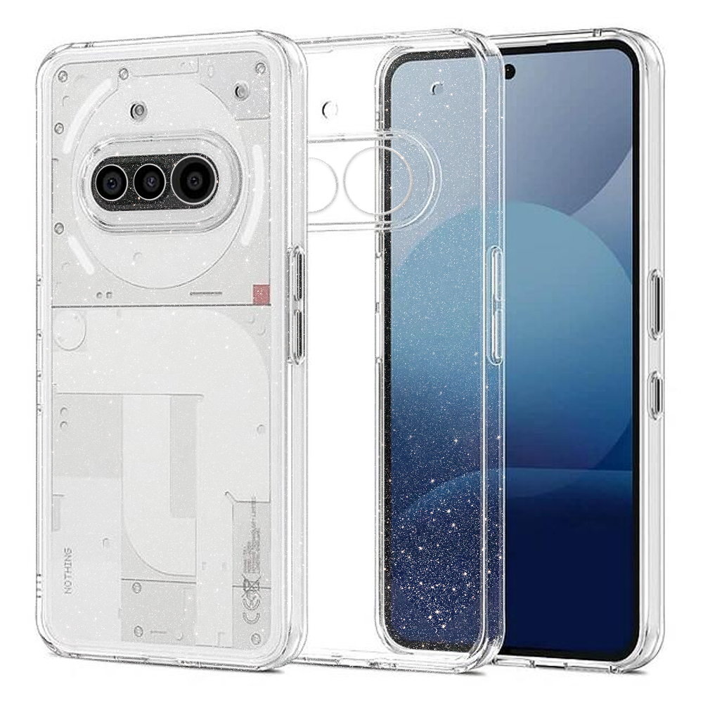 Силиконов калъф Techsuit SparkleSkin за Nothing Phone 3a, Прозрачен