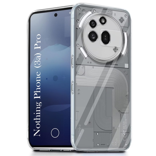 Силиконов калъф Techsuit за Nothing Phone 3a Pro, Прозрачен