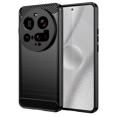 Силиконов Калъф Techsuit Carbon Fibre Brushed за Xiaomi 15 Utra, Черен
