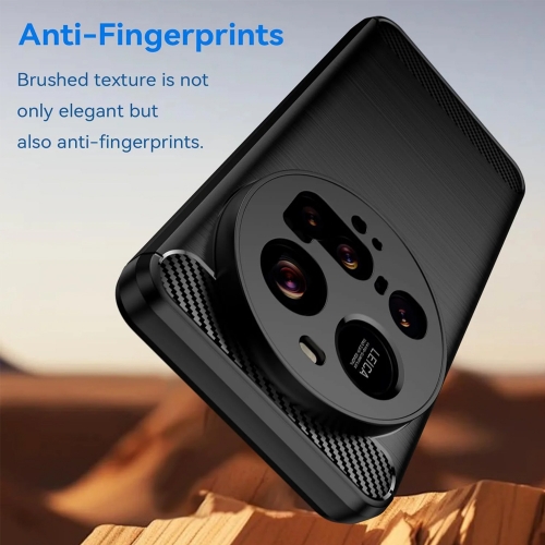 Силиконов Калъф Techsuit Carbon Fibre Brushed за Xiaomi 15 Utra, Черен