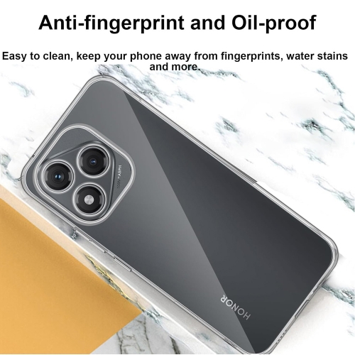 Силиконов калъф Techsuit за Huawei Honor 400 Lite, Прозрачен