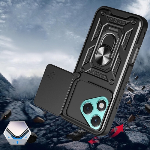 Удароустойчив калъф Techsuit CamShield за Huawei Honor 400 Lite, Черен