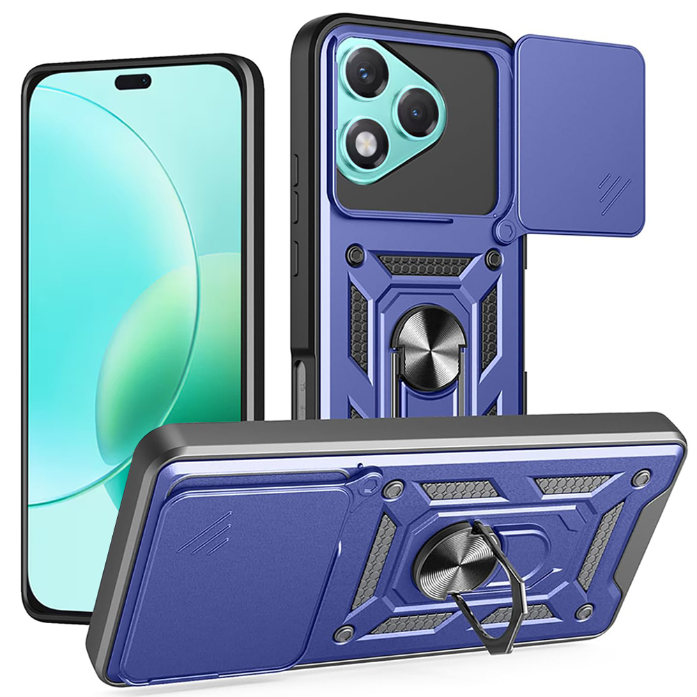 Удароустойчив калъф Techsuit CamShield за Huawei Honor 400 Lite, Син