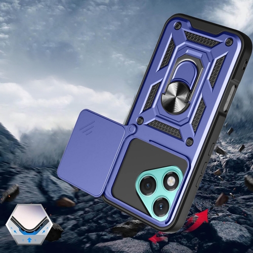 Удароустойчив калъф Techsuit CamShield за Huawei Honor 400 Lite, Син