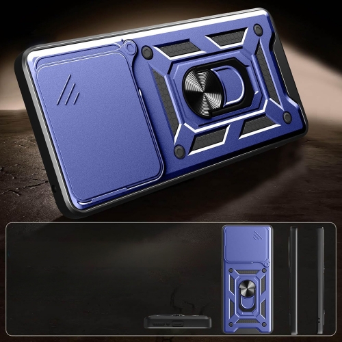 Удароустойчив калъф Techsuit CamShield за Huawei Honor 400 Lite, Син