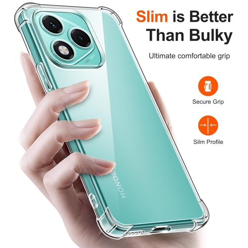 Силиконов калъф Techsuit Shockproof за Honor 400 Lite, Прозрачен