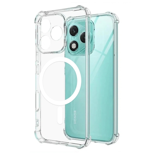 Силиконов калъф Techsuit MagSF Pro за Honor 400 Lite, Прозрачен