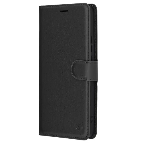Калъф тефтер Techsuit Leather Folio за Xiaomi 15 Ultra, Черен